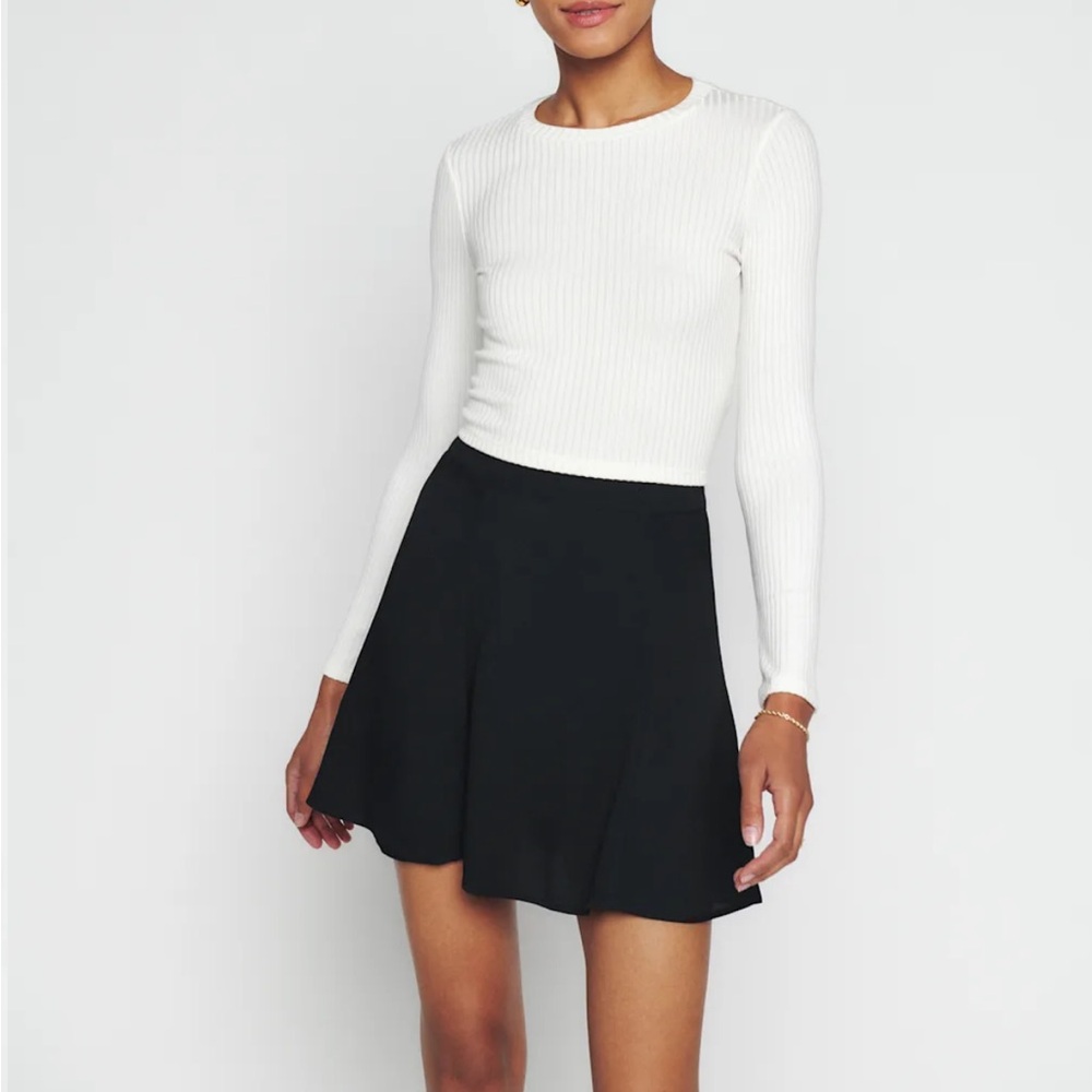 Reformation Flounce Skirt